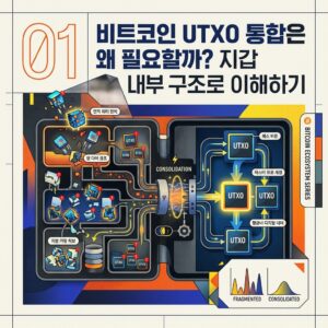 ai thumbnail poster 비트코인 UTXO 통합은 왜 필요할까 지갑 내부 구조로 이해하기 1787293825