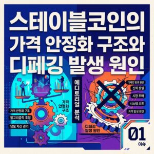 ai thumbnail poster 스테이블코인의 가격 안정화 구조와 디페깅 발생 원인 1787501710