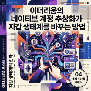 ai thumbnail poster 이더리움의 네이티브 계정 추상화가 지갑 생태계를 바꾸는 방법 1787671043