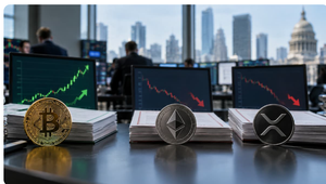 비트코인 상승세 속 이더리움 및 XRP ETF는 손실을 기록했습니다. 8 사이트로고